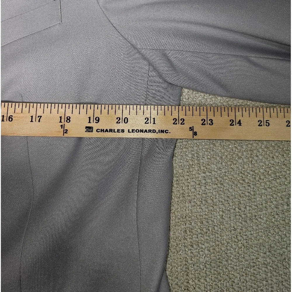 Men's Soul of London Sport Coat Size 44 Tall, Grey with Blue Lining